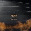 Fendi Mini Zucca Shearling Chain Baguette Satchel Secondhand