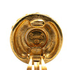 Chanel Gold Plated Faux Pearl Round Clip on Earrings Secondhand