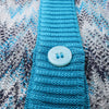 Missoni Crochet-Knit Cardigan in Blue, Size 40 IT Secondhand