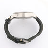 Secondhand Montblanc Geosphere 119286 BBGJ3HDQ3 SS x Leather AT Watch with Black Dial