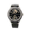 Montblanc Geosphere 119286 BBGJ3HDQ3 SS x Leather AT Watch with Black Dial Secondhand