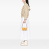 Fendi Pleated Nubuck FF Chain Pochette Secondhand