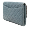 Chanel CC Quilted Lambskin Flap Clutch with Chain Secondhand