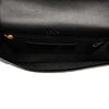 LOEWE Textured Leather Anagram Flap Clutch Secondhand