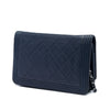 Secondhand Chanel Quilted Lambskin Boy Wallet On Chain