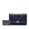 Secondhand Chanel Quilted Lambskin Boy Wallet On Chain