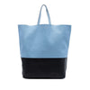 Celine Bicolor Leather Vertical Cabas Tote Secondhand