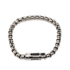 Secondhand Louis Vuitton Silver Plated Monogram Eclipse Chain Bracelet