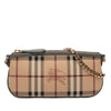 Burberry Haymarket Check Coated Canvas Clara Pochette Secondhand