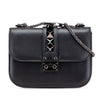 Valentino Small Leather Rockstud Glam Lock Crossbody Secondhand