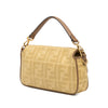 Fendi Zucca Embroidered Canvas Baguette Satchel Secondhand