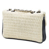 Chanel CC Bicolor Woven Lambskin and Patent Flap Secondhand