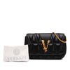 Versace Mini Quilted Leather Virtus V Crossbody Secondhand