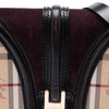 Burberry Haymarket Check Coated Canvas Brickfield Satchel Secondhand