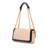 Fendi Bicolor Leather Chain Midi Baguette Secondhand