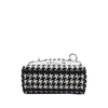 Dior Mini Embroidered Canvas Houndstooth Lady D Lite Secondhand
