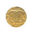 Chanel CC Gold Plated Medallion Brooch Secondhand