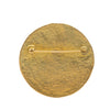 Chanel CC Gold Plated Medallion Brooch Secondhand