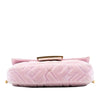 Fendi Mini Zucca Embossed Velvet Baguette Satchel Secondhand