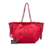Chanel CC Fringe Canvas Tote Secondhand
