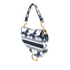 Dior Embroidered Canvas Stars Saddle Bag Secondhand