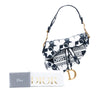 Dior Embroidered Canvas Stars Saddle Bag Secondhand