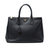 Prada Large Saffiano Lux Galleria Double Zip Satchel Secondhand