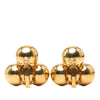 Chanel CC Gold Plated Spheres Clip On Earrings Secondhand