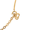 Dior Gold Plated CD Logo Pendant Necklace Secondhand
