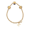 Louis Vuitton Gold Plated Strass Gamble Bracelet Secondhand