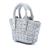 Balenciaga Metallic Faux Leather Bistro Basket Bag XXS Secondhand