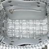 Balenciaga Metallic Faux Leather Bistro Basket Bag XXS Secondhand