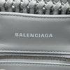 Balenciaga Metallic Faux Leather Bistro Basket Bag XXS Secondhand