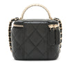 Chanel CC Quilted Lambskin Top Handle Vanity Case Secondhand
