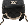 Chanel CC Quilted Lambskin Top Handle Vanity Case Secondhand
