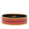 Secondhand Hermès Wide Printed Enamel Bangle 65
