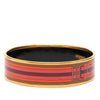 Secondhand Hermès Wide Printed Enamel Bangle 65