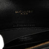 Saint Laurent Grain De Poudre Chevron Cassandre Envelope Chain Wallet Secondhand