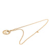 Chanel Gold Plated CC Medallion Heart Pendant Necklace Secondhand