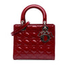 Secondhand Dior Medium Patent Cannage Lady Dior