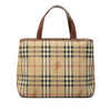 Burberry Haymarket Check Coated Canvas Tote Secondhand