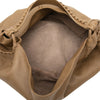Bottega Veneta Large Intrecciato Trimmed Washed Cervo Deerskin Hobo Secondhand