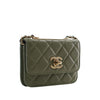 Chanel Mini Quilted Lambskin Trendy CC Card Holder on Chain Secondhand