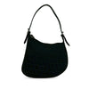 Fendi Zucchino Canvas Oyster Shoulder Bag Secondhand
