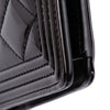 Chanel Quilted Patent Boy Long Wallet Secondhand