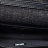 Chanel Mini Quilted Denim Double You Card Holder with Chain Secondhand