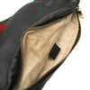 Secondhand Gucci Leather Logo Web Belt Bag