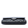 Chanel CC Quilted Patent Flap Clutch with Chain Secondhand