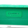 Chanel CC Quilted Lambskin Metal Bar Convertible Clutch Secondhand