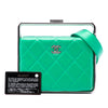 Chanel CC Quilted Lambskin Metal Bar Convertible Clutch Secondhand